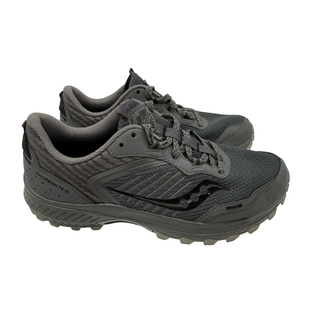Saucony Excursion TR15 Trail Running Shoes Mens 10W Grey Excellent S20669-17